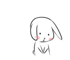 Afan & Rabbit (English) sticker #6960410