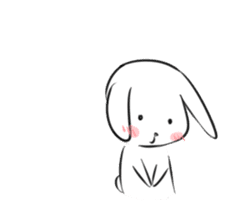 Afan & Rabbit (English) sticker #6960410