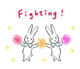 Afan & Rabbit (English) sticker #6960421