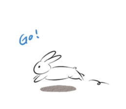 Afan & Rabbit (English) sticker #6960422