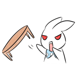 Afan & Rabbit (English) sticker #6960430