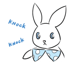 Afan & Rabbit (English) sticker #6960432