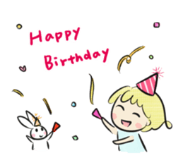 Afan & Rabbit (English) sticker #6960439