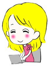 office girl - vivi sticker #6960881