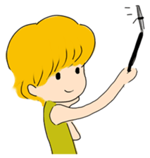 office girl - vivi sticker #6960907