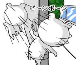 Bear of the anger face 2 sticker #6961184