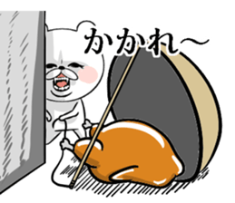 Bear of the anger face 2 sticker #6961191