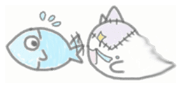 fluffy patch  cat sticker #6961995