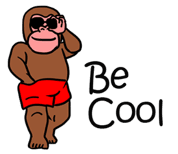 Cool Monkeys sticker #6962350