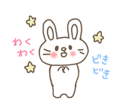 The rabbit is here. sticker #6962601
