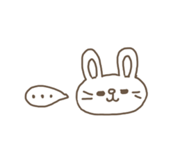 The rabbit is here. sticker #6962602