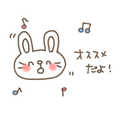 The rabbit is here. sticker #6962616