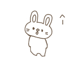 The rabbit is here. sticker #6962633