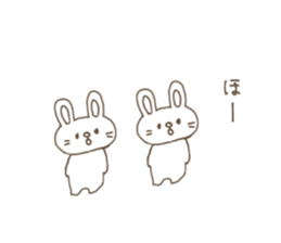 The rabbit is here. sticker #6962637