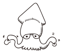 The squids and squids sticker #6963292