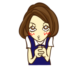 Hang Women's stamp sticker #6963801