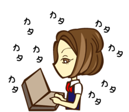 Hang Women's stamp sticker #6963802