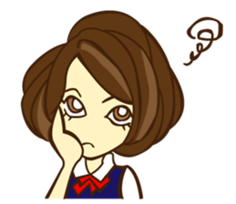 Hang Women's stamp sticker #6963806