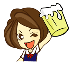 Hang Women's stamp sticker #6963808