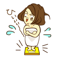 Hang Women's stamp sticker #6963820