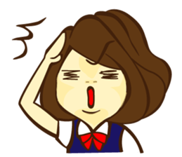 Hang Women's stamp sticker #6963837