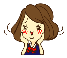 Hang Women's stamp sticker #6963838