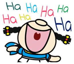 Lady PIGA doesn't talk much this time sticker #6963921