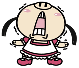 Lady PIGA doesn't talk much this time sticker #6963956