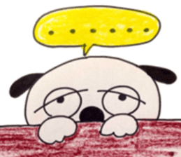 my friend's dog sticker #6964493