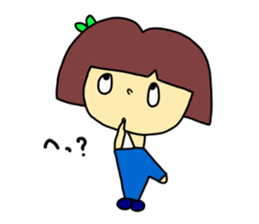 Hachiko and a pig of the name Kyuu sticker #6965143