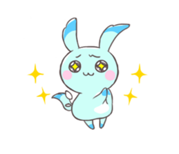 Paradise rabbit sticker #6965760