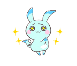 Paradise rabbit sticker #6965760