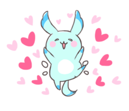 Paradise rabbit sticker #6965761