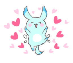 Paradise rabbit sticker #6965761