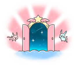 Paradise rabbit sticker #6965763