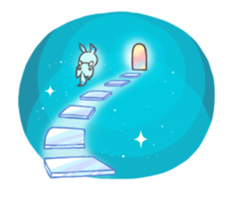 Paradise rabbit sticker #6965765