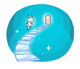 Paradise rabbit sticker #6965765