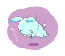 Paradise rabbit sticker #6965768