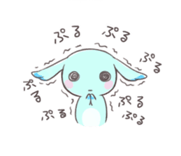 Paradise rabbit sticker #6965769