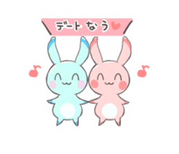 Paradise rabbit sticker #6965776