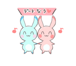 Paradise rabbit sticker #6965776