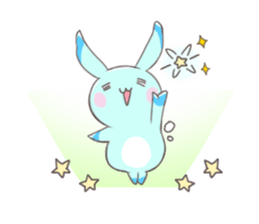 Paradise rabbit sticker #6965777