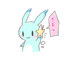 Paradise rabbit sticker #6965779