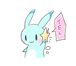 Paradise rabbit sticker #6965779