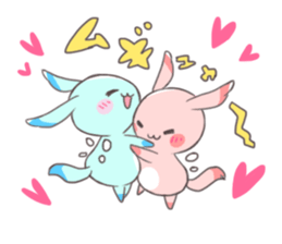 Paradise rabbit sticker #6965782