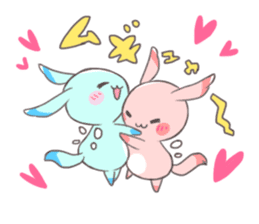 Paradise rabbit sticker #6965782