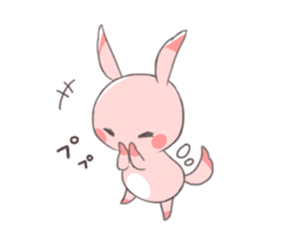 Paradise rabbit sticker #6965783