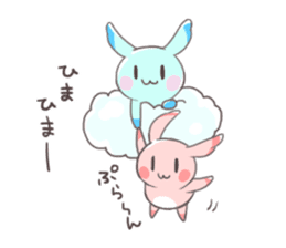 Paradise rabbit sticker #6965784