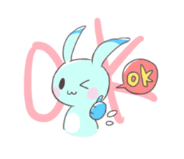 Paradise rabbit sticker #6965785