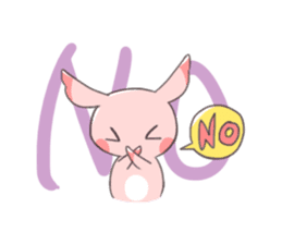 Paradise rabbit sticker #6965786